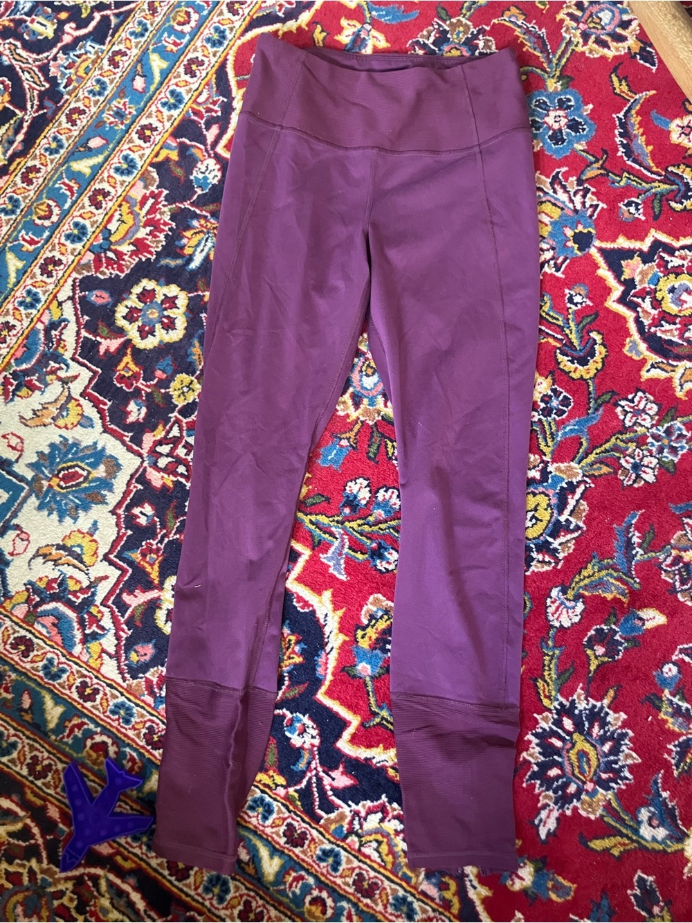 Lucy Woman’s Purple High-Waist Active Leggings (M)